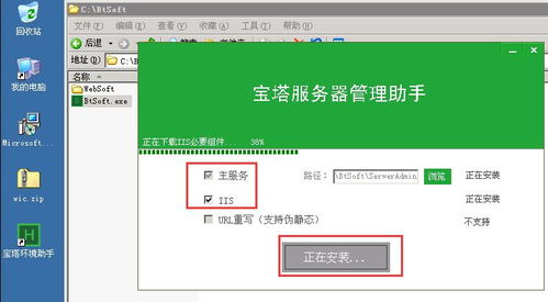 利用宝塔服务器管理软件为Windows系统服务器快速搭建建站环境